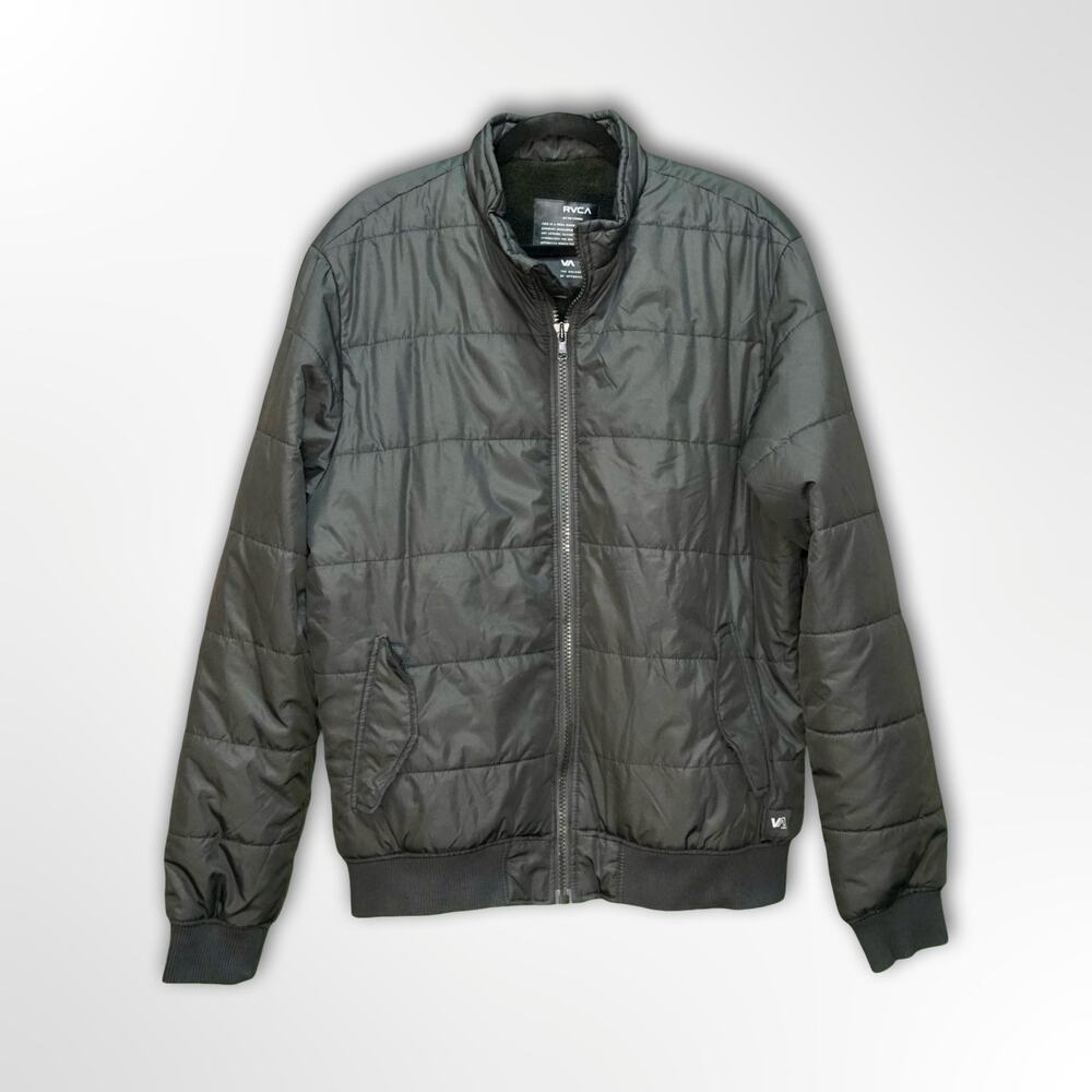 RVCA Men's Premium Black Collared Coatigan - XL